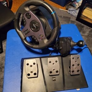 PC Steering Wheel, PXN V9 Universal Usb Car Sim 270/900 Degree Race Steering Whe